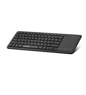 Bluetooth + Wıreless Klavye + Touch Pad Q Siyah HDX2505
