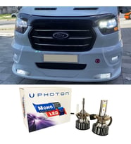 Ford Transit Led Xenon Kısa Far Ampulü H11 Mono Yeni Seri Beyaz 2013+
