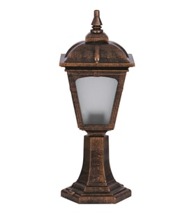 AVONNI BSU-68185-BKR-K Kahverengi Boyalı Dış Mekan Aydınlatma E27 ABS Polikarbon Cam 20cm