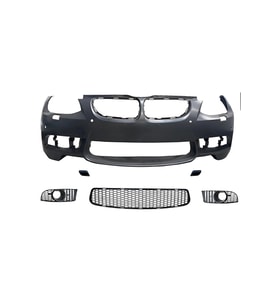 BMW E 92-LCI 2010-2013 Komple Tampon E92 &Ouml;n Far Yıkamalı SİS Delikli PDCli Style A51118043959R4 Wender