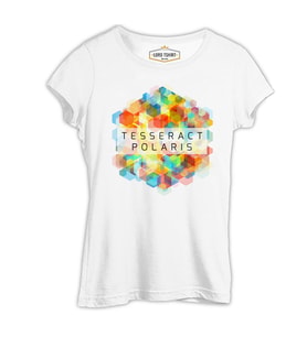 Tesseract - Polaris Beyaz Kadın Tshirt