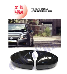 Vw Golf 6 Yarasa Batman Ayna Kapağı 2009 2012 (Siyah)
