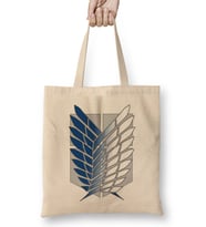 Tapestry Design Tags Attackontitanmikas Wings of Freedom Bez Çanta Uzun Saplı