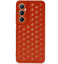 Durukar® Realme C65 Kılıf Petek Silikon Kapak - Kırmızı