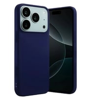 iPhone 17 Pro Nano içi Kadife Silikon - Lacivert