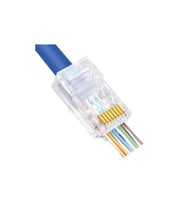 Rj45 Cat6 Açık Uçlu Soket 8p/8c Cat6 Konnektör 100 adet