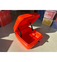 Motosiklet Servis Kurye Çantası Midi Box Turuncu 110 Litre