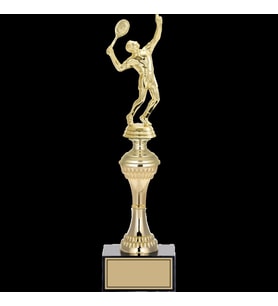 ODAK KUPA - Figürlü Kupalar - Tenis Erkek Figürlü Kupalar FG-029 C - 34 cm
