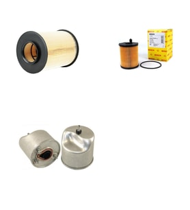 Bosch Filtre Bakım Seti Mazda 5 1.6 D Dizel 2011-2014 Hava + Yağ f. + Yakıt Filtre Bosch