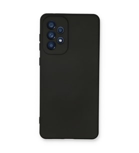 Samsung Galaxy A33 5g Kılıf Nano İçi Kadife Silikon - Siyah
