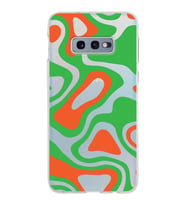 Samsung Galaxy S10E Kapak Renkli Desen Tasarımlı Şeffaf Silikon Kılıf