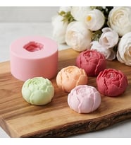 Mini Tomurcuk Gül Silikon Kalıp 3x3x2.5 Cm
