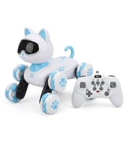 2.4G Uzaktan Kumandalı Akıllı Robot Kedi - 360° Hareketli Sesli ve Işıklı İnteraktif Çocuk Oyuncak Kedi