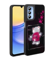 Samsung Galaxy A15 Uyumlu Kılıf Parlayan Kabartmalı İkonik Figürlü Zore Amas Silikon Kapak