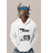 Eren Yaeger Attack On Titan Baskılı Unisex Oversize Anime Karakter Hoodie