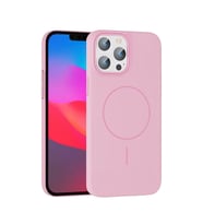 Northcity iPhone 15 Pro Max ile Uyumlu Broş Magsafe Kapak - Pembe