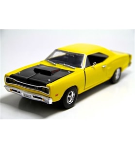 Motormax 1:24 1969 Dodge Coronet Süper Bee -Sarı Model Araba