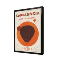 Kapodokya Çerçeveli Mdf Tablo