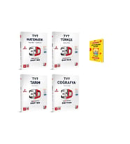TYT Matematik Türkçe Tarih ve Coğrafya Video Destekli Defter 4lü Sayısal Set