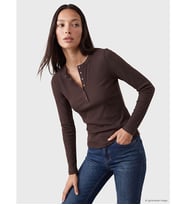 LCW EVERYDAY Kahverengi Bisiklet Yaka Kadın Body