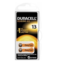 DURACELL 13 İŞİTME CİHAZI KULAK PİLİ 6 PARÇA KUTU (5365)