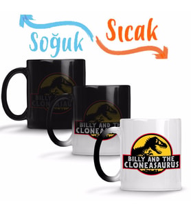 Jurassic Park Sihirli Kupa Bardak Porselen