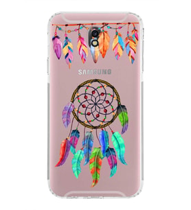 PrintiFy Samsung Galaxy J7 Pro ile Uyumlu Nazar Boncuğu 6  Kamera Korumalı Şeffaf Silikon Kılıf