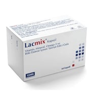 Lacmix Kapsül Vitamin, Mineral, Omega-3 ve Bitki Ekstresi İçeren Takviye Edici Gıda