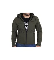 Jaws Soft Shell Erkek Haki-Yeşil Motosiklet Montu Tam Koruma