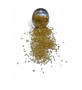 Epoksi Çalışmalarınız İçin Parlak Cam Kırıkları 2-4 mm GOLD 100 gr