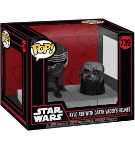 Funko Pop! Deluxe: Yıldız Savaşları: Yıldız Savaşları Darkside - Darth Vader'In Miğferiyle Kylo Ren (Krem)
