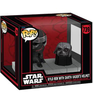 Funko Pop! Deluxe: Yıldız Savaşları: Yıldız Savaşları Darkside - Darth Vader'In Miğferiyle Kylo Ren (Krem)