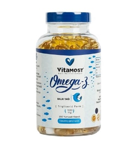 Vitamost Omega 3 Trigliserid Form 1330 mg 200 Kapsül