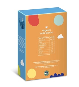 Organik Sade Bisküvi 50gr