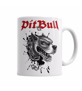 PİTBULL KÖPEKLERİ SEVENLERİN PİTBUL AŞKI TİŞORT Kupa Bardak Porselen