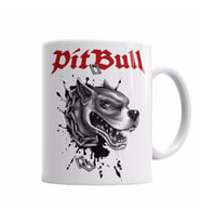 PİTBULL KÖPEKLERİ SEVENLERİN PİTBUL AŞKI TİŞORT Kupa Bardak Porselen