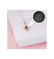 Gümüş Rose 100 Dilde Seni Seviyorum Kutup Yıldızı Kadın Kolye CSR2181273