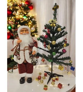 Noel Baba Yılbaşı Ağacı Set