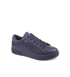 Papuç Sepeti 2598 Kadın Günlük Sneaker Ayakkabı (Siyah)