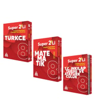 Örnek Akademi 8.Sınıf Süper İkili Türkçe Matematik ve İnkılap Seti 3 Kitap