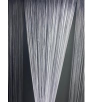 İP ZİNCİR GRİ RENK EN 100 CM BOY 280 CM HAZIR DÜĞMELERİ DİKİLMİŞ İP PERDE