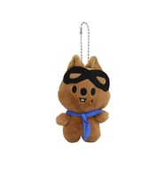 Skzoo Han Quokka Peluş Oyuncak Anahtarlık 15Cm (Siyah - Beyaz)
