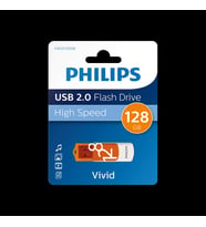 Phılıps Fm12fd05b, 128gb, Usb 2.0, Vivid, Turuncu, Flash Disk
