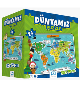 Ca Games Dünyamız Yer Puzzle Cayer-5025