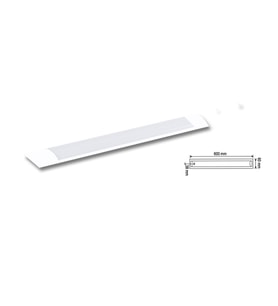 18W Beyaz Led Bant Armatür Amber Işık 2 Adet (Günışığı)