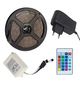 Dış Mekan Animasyonlu+Adaptör Rgb Şerit Led 5 Mt.