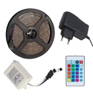 Dış Mekan Animasyonlu+Adaptör Rgb Şerit Led 5 Mt.
