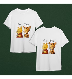 Winnie The Pooh Tasarımlı Tişört Kişiye Özel ( Unisex - Büyük - Çocuk )