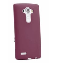 LG G4 Uyumlu Kılıf Zore Premier Silikon Kapak (Mürdüm)