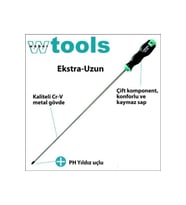 Weber Tools Extra Uzun Yıldız Uçlu Tornavida Ph1 X 400 MM